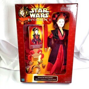 VTG Star Wars Episode I Queen Amidala Ultimate Hair Doll With Hair Accessories